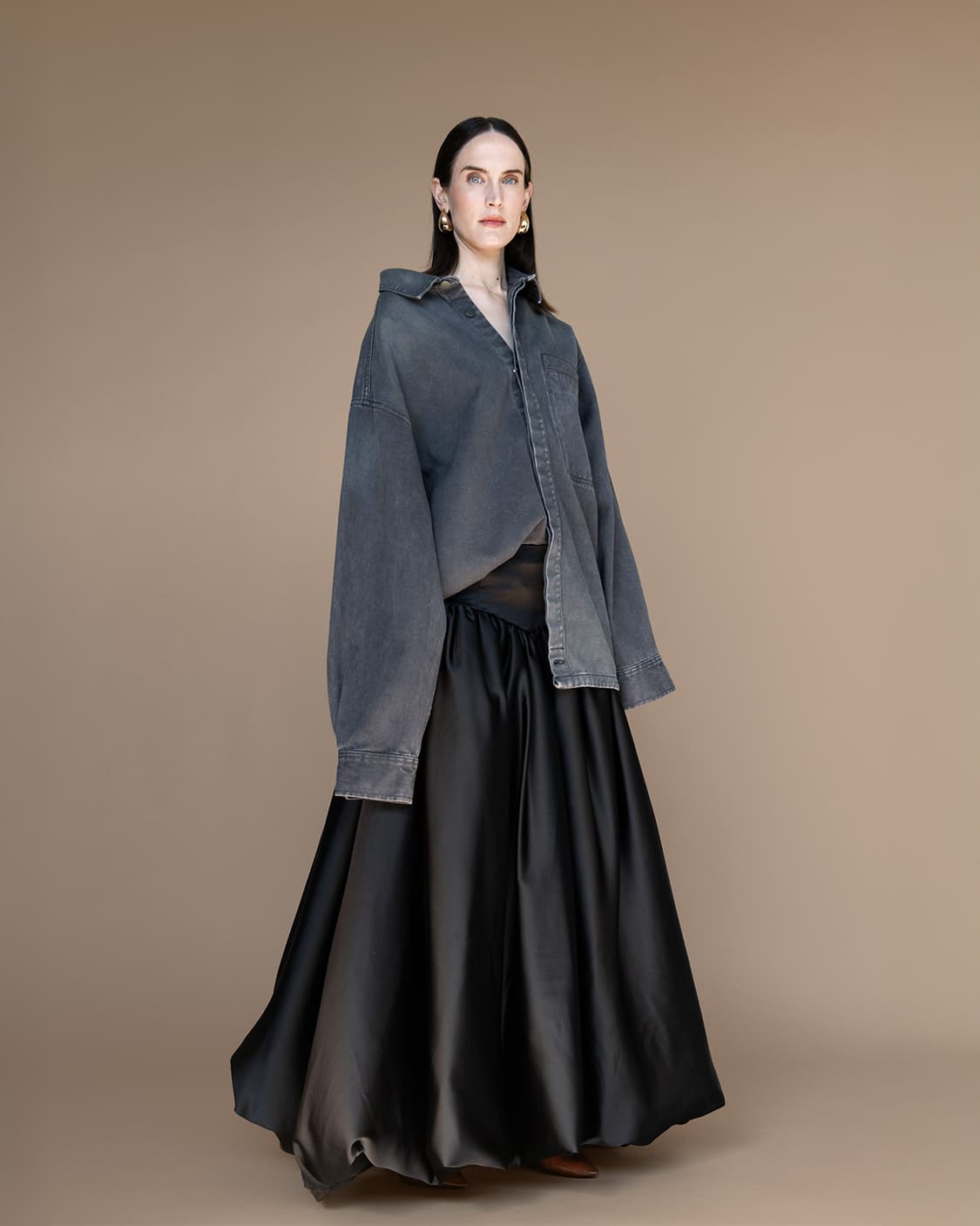 엔타이어스튜디오 허르큘린 셔츠 스톤 라이트 S사이즈 상품이미지5