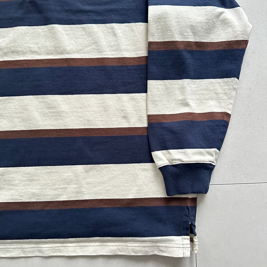 90s 폴로 랄프로렌 빈티지 스트라이프 럭비셔츠  상품이미지3