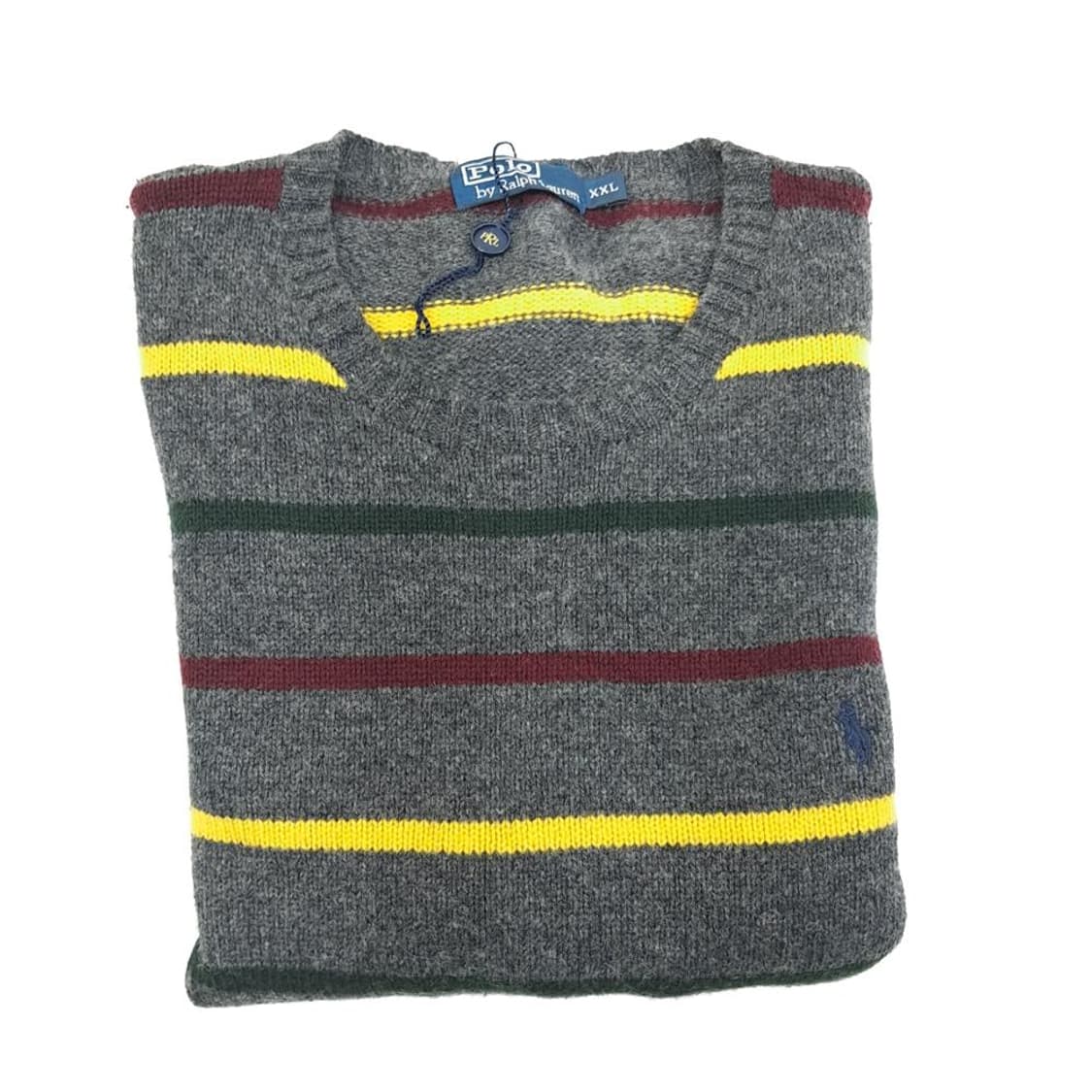 2XL 폴로 랄프로렌 그레이 램스울 니트 스웨터 knit (CS341) 상품이미지8