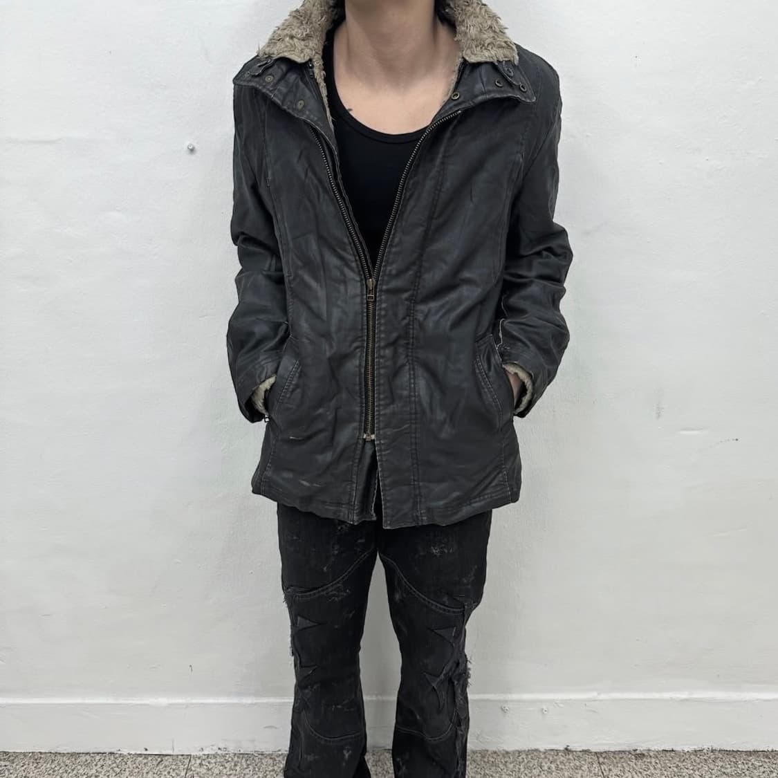 Nicole club waxed jacket 상품이미지3