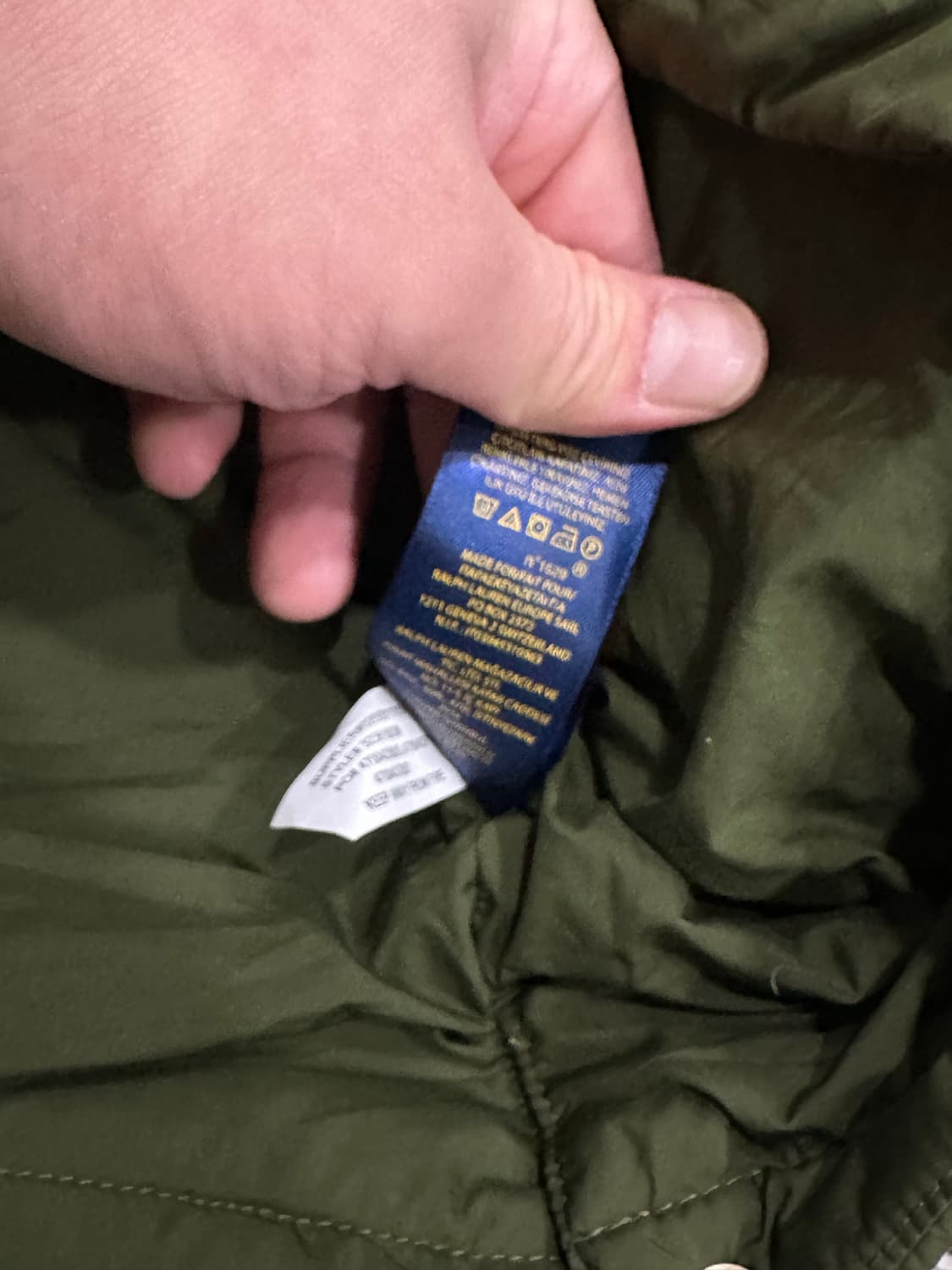 폴로 보이즈 퀼팅자켓 L (14-16)새상품 상품이미지5