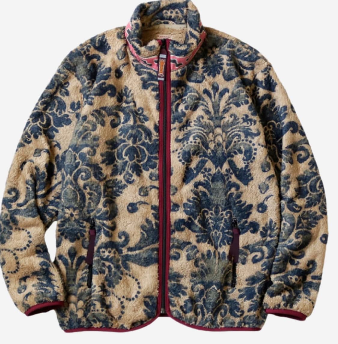 캐피탈 다마스크 마리아 플리스 집 블루종 베이지 5 상품이미지1