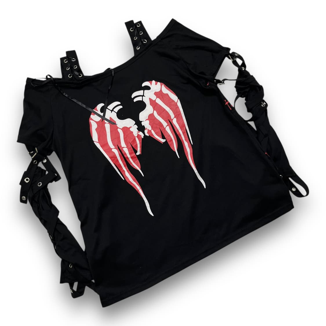 Drug Honey punk Strap Skull Long Sleeve 상품이미지3
