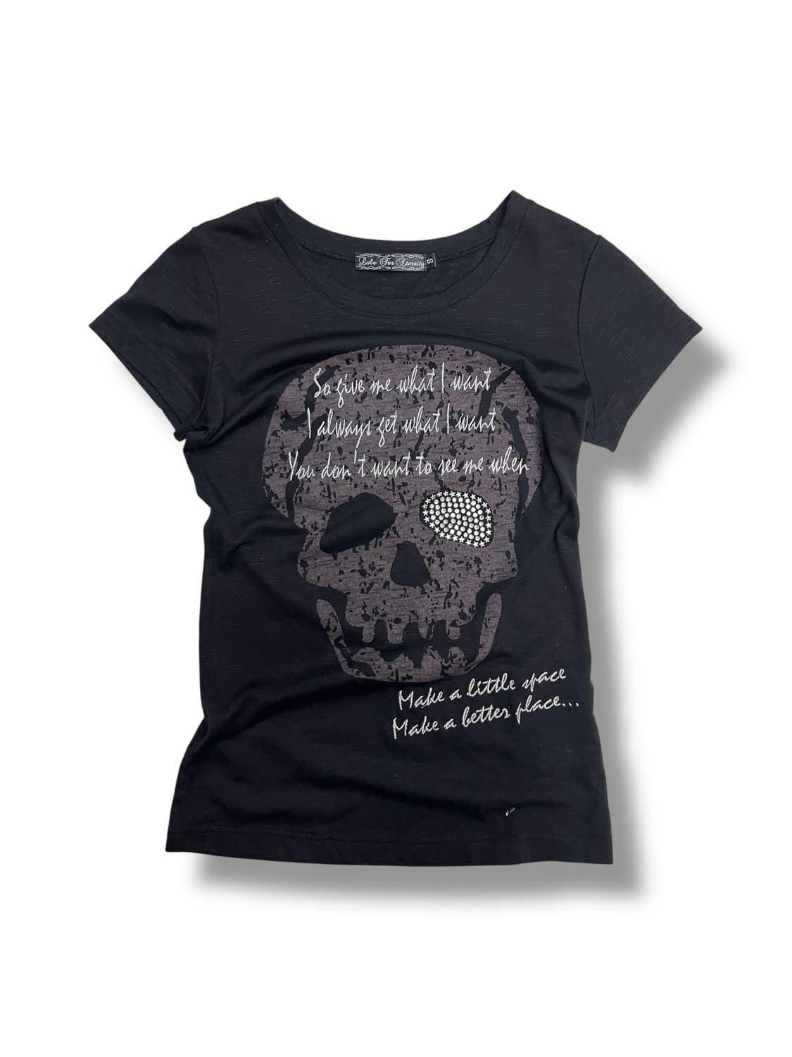 skull printed top 상품이미지1