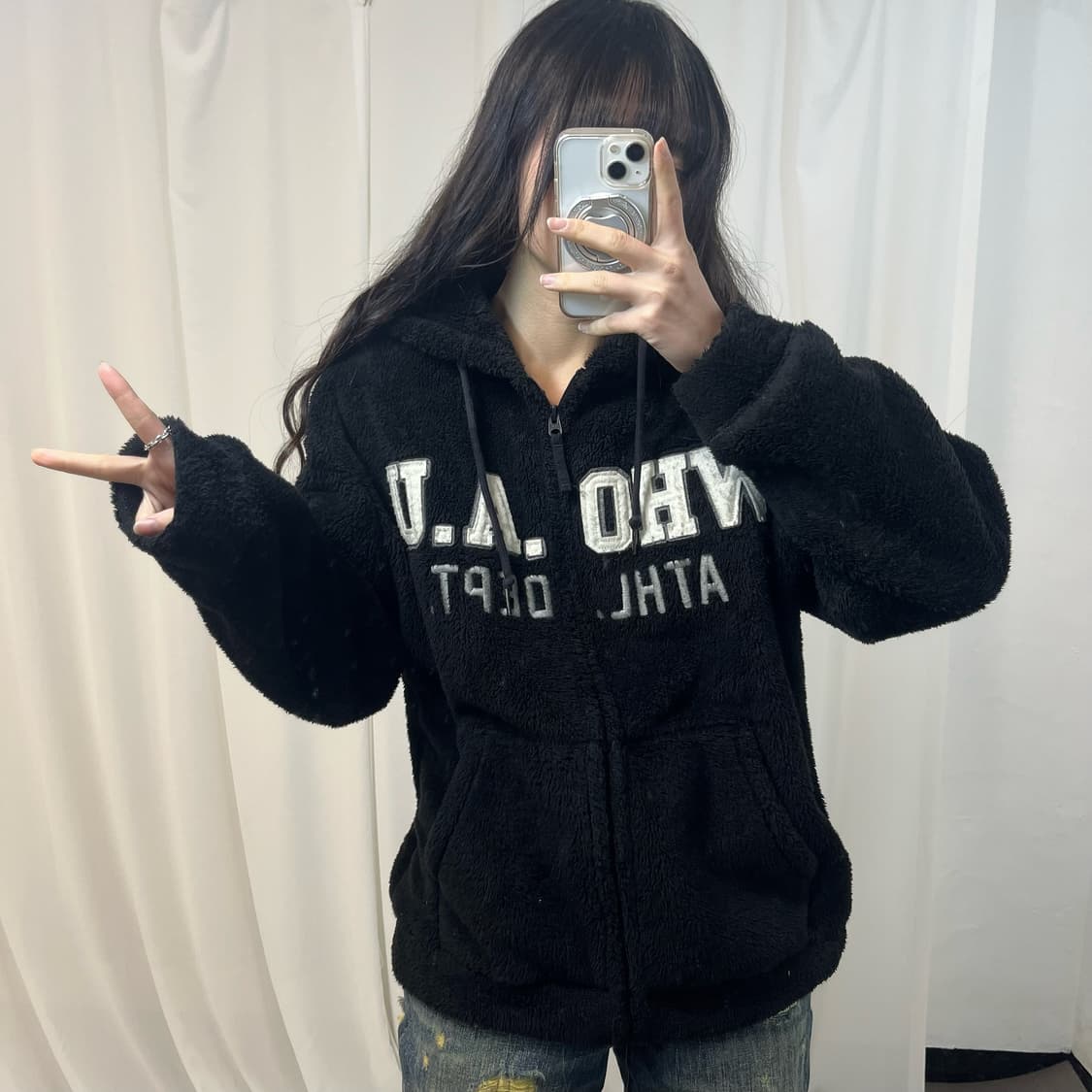 Who.A.U Fleece Jacket 상품이미지2