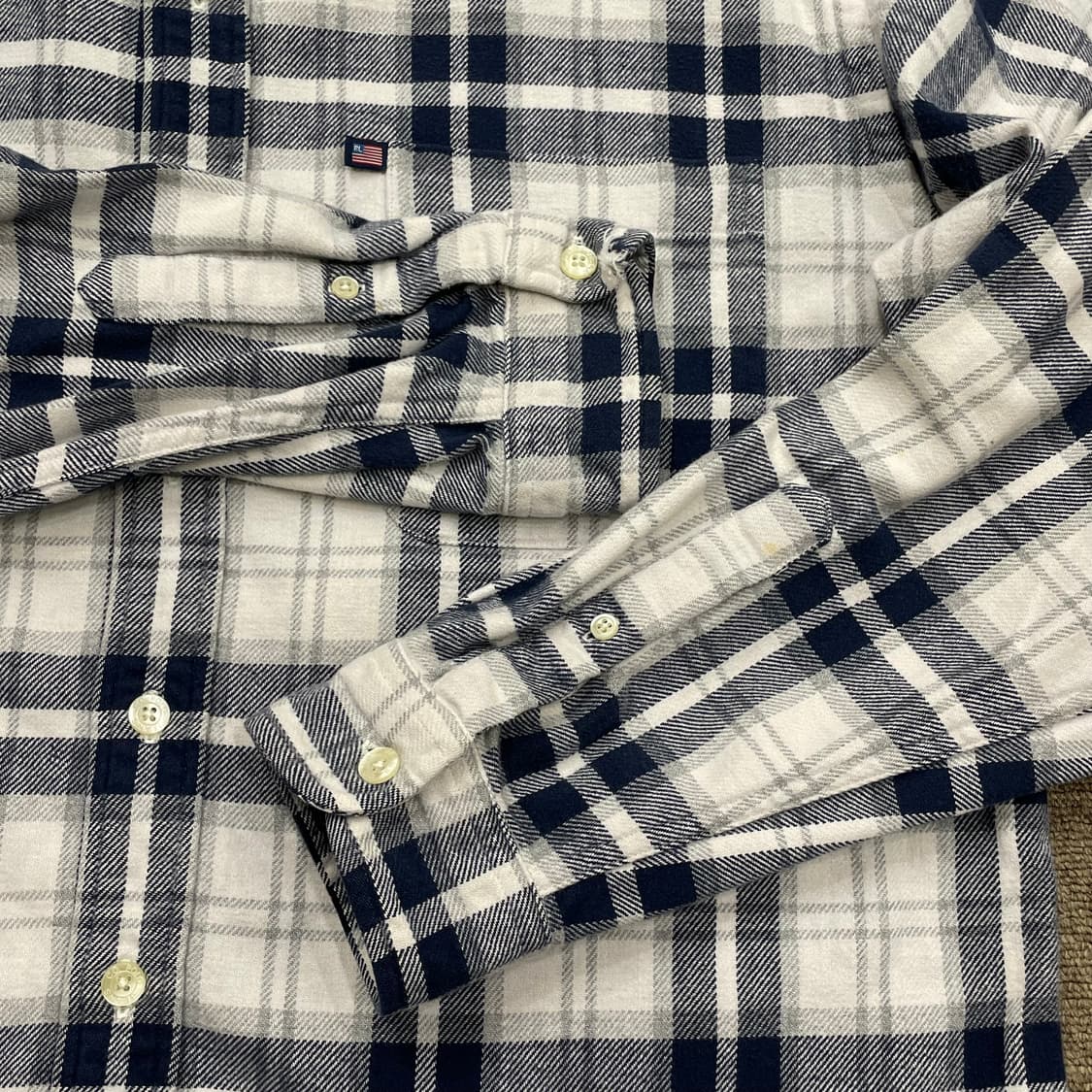 (M) POLO 폴로 랄프로렌 진스 체크 플란넬 셔츠 상품이미지8