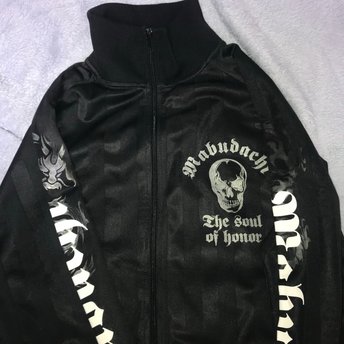 고스펑크 락시크 y2k 져지 해골 스컬 집업 서브컬쳐 자켓 빈티지 일본 상품이미지3