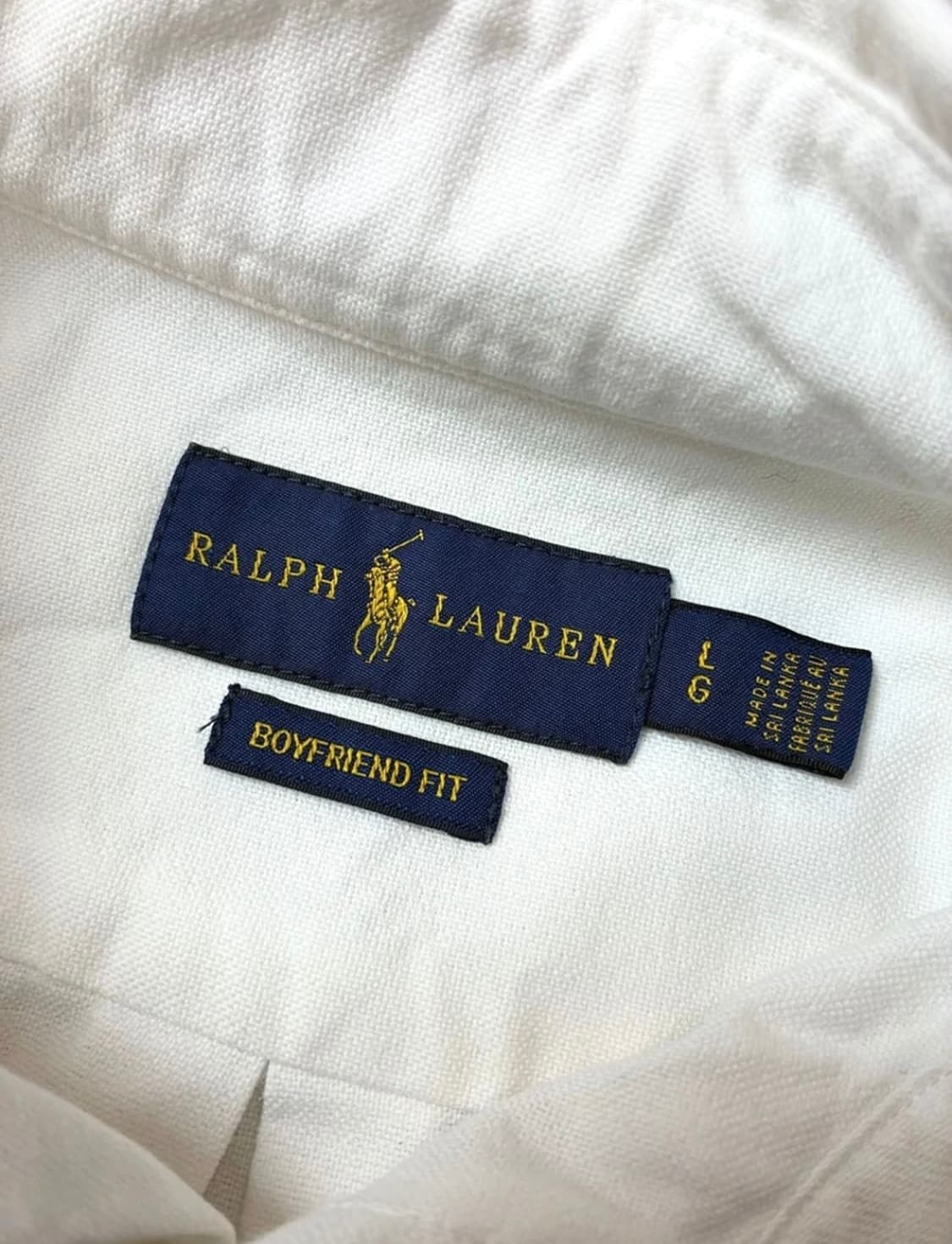 랄프로렌 보이프렌드핏 화이트 셔츠 L 사이즈 상품이미지7