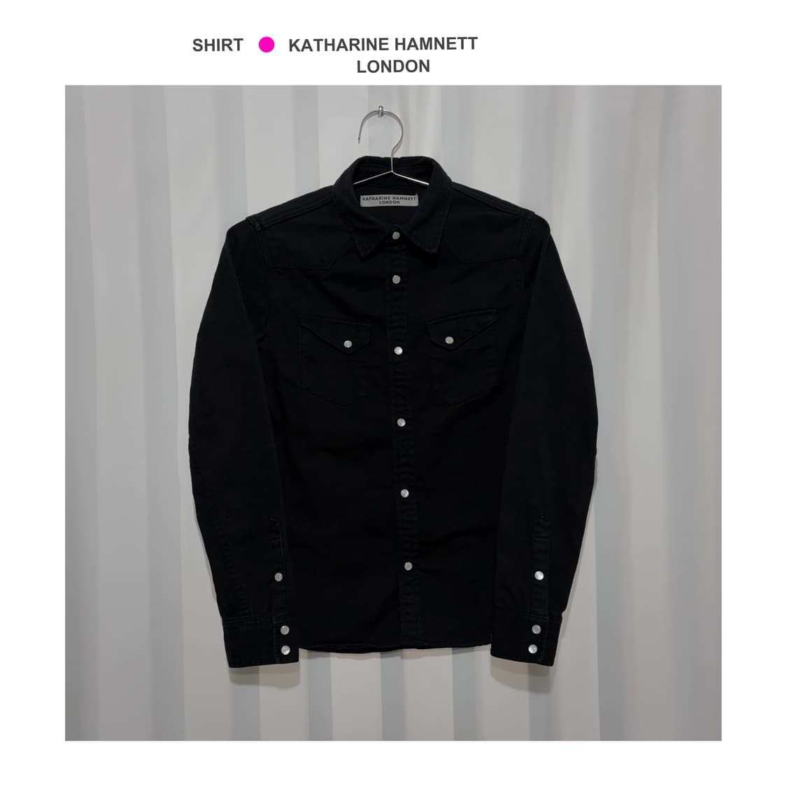 캐서린 햄넷 웨스턴 셔츠 자켓 상품이미지1