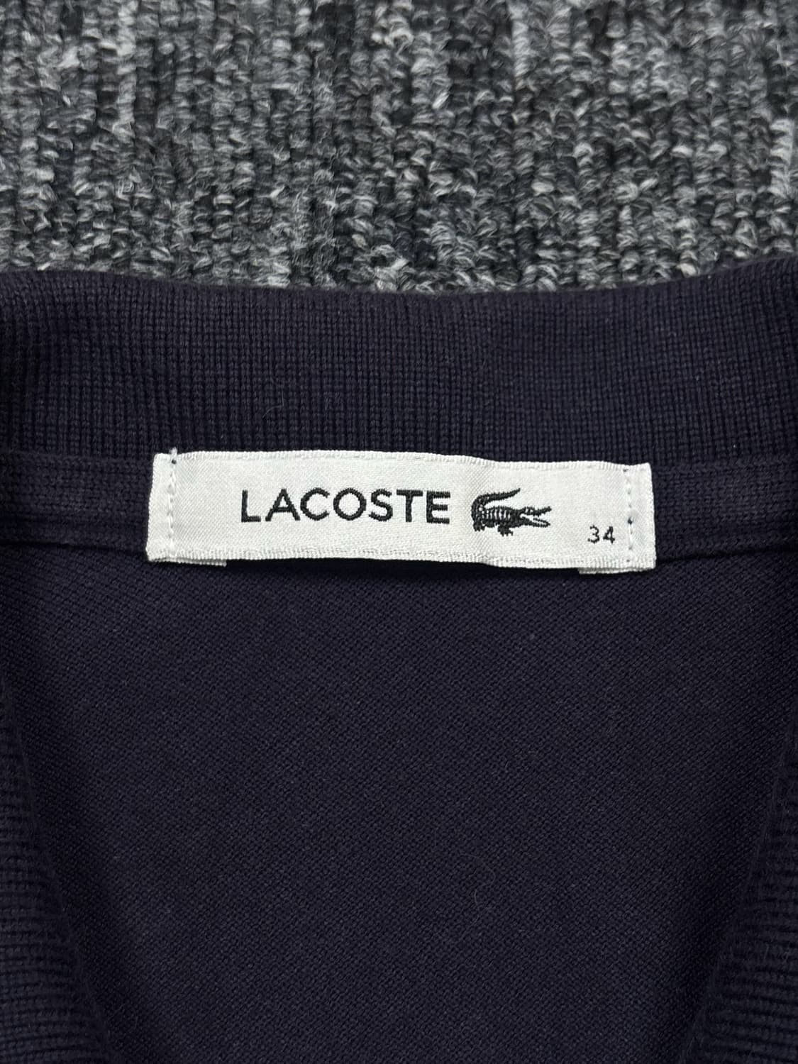 라코스테 네이비 카라 반팔 원피스 상품이미지6