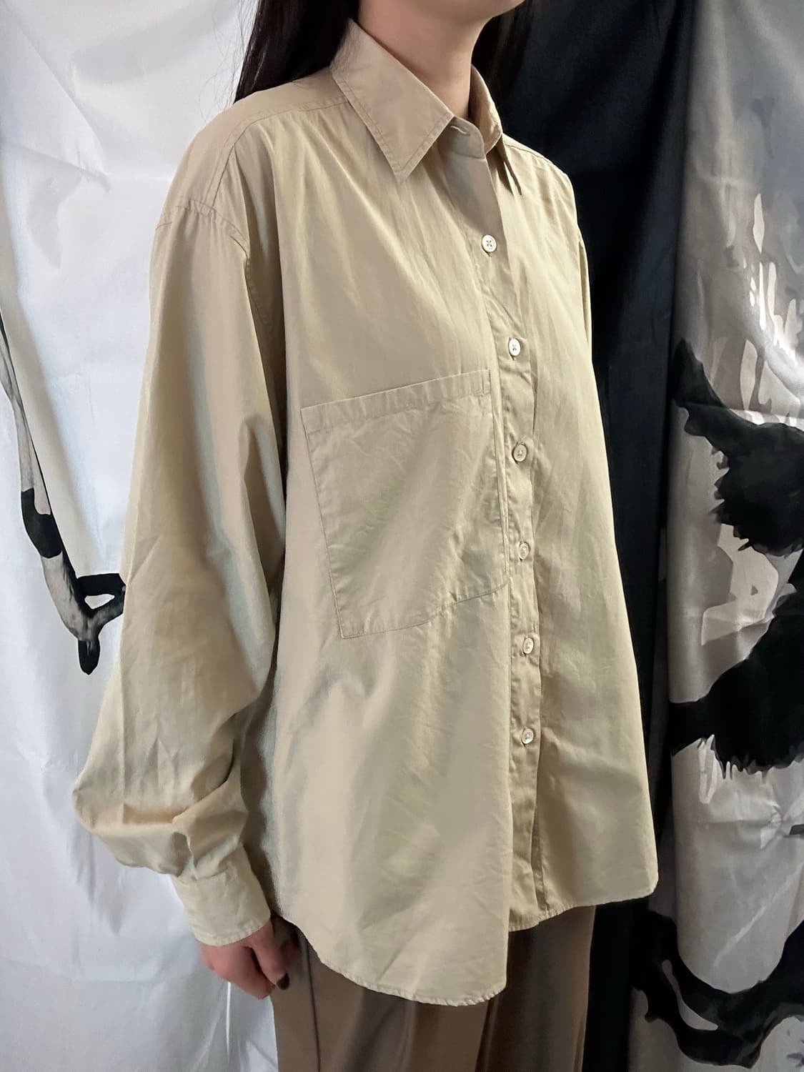 🇯🇵AURALEE WASHED FINX TWILL BIG SHIRTS 상품이미지2