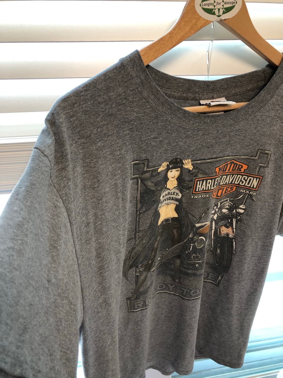 HARLEY DAVIDSON 테토걸 프린팅 박시 티셔츠 상품이미지9