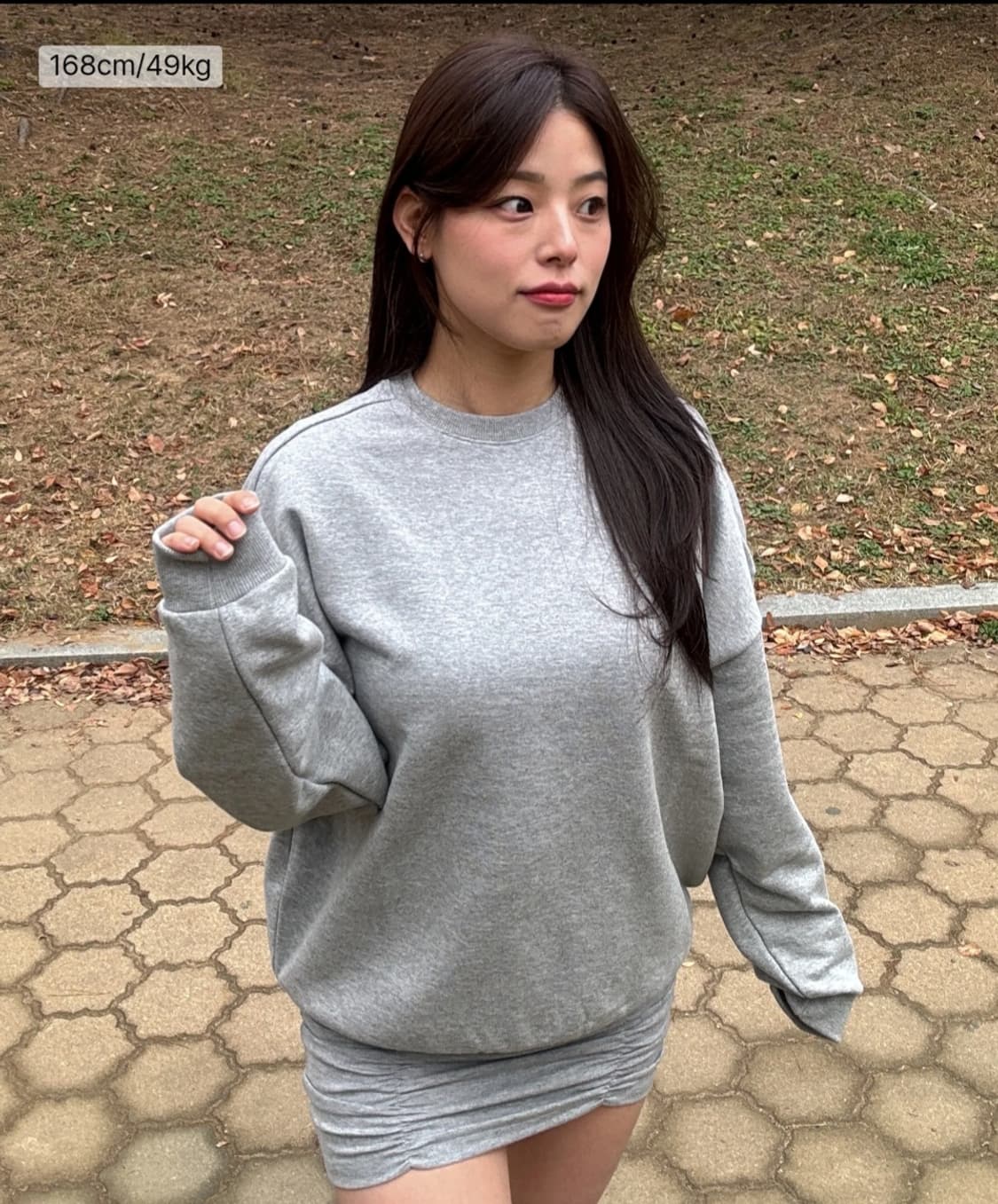 JELEVE(제이엘브) 벌룬핏 베이직 맨투맨 상품이미지7