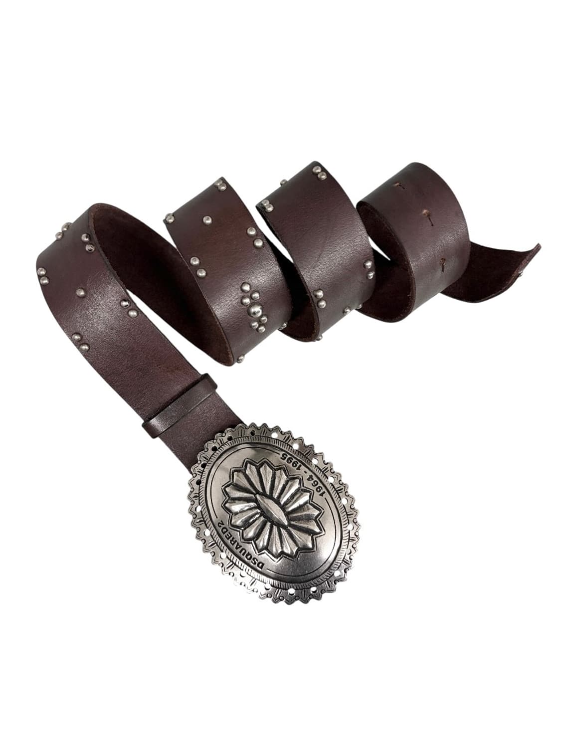 디스퀘어드2 콘초 스터드 레더 벨트 상품이미지1