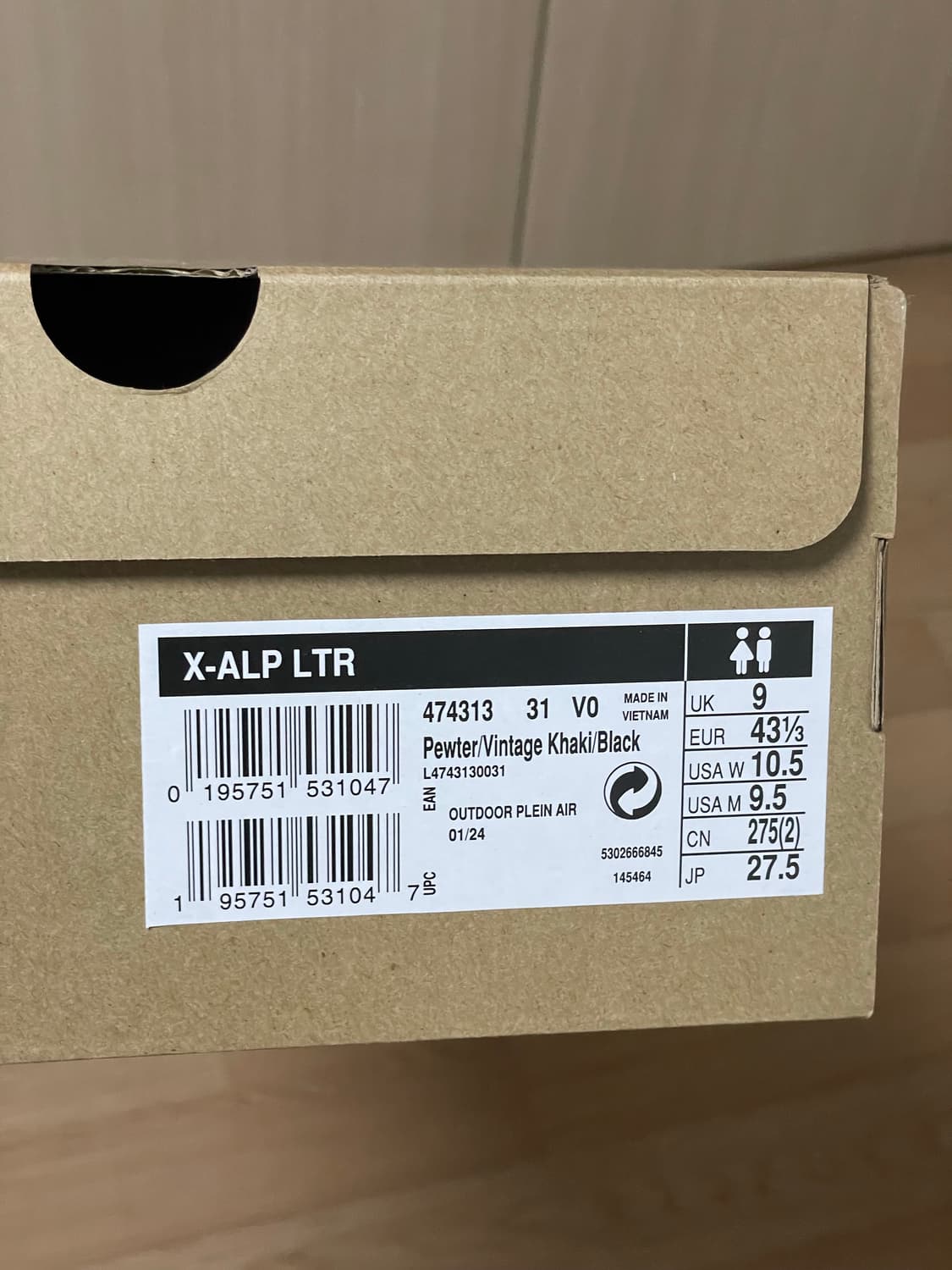 [275] 살로몬 X-Alp LTR 퓨터 빈티지 카키(새상품) 상품이미지4