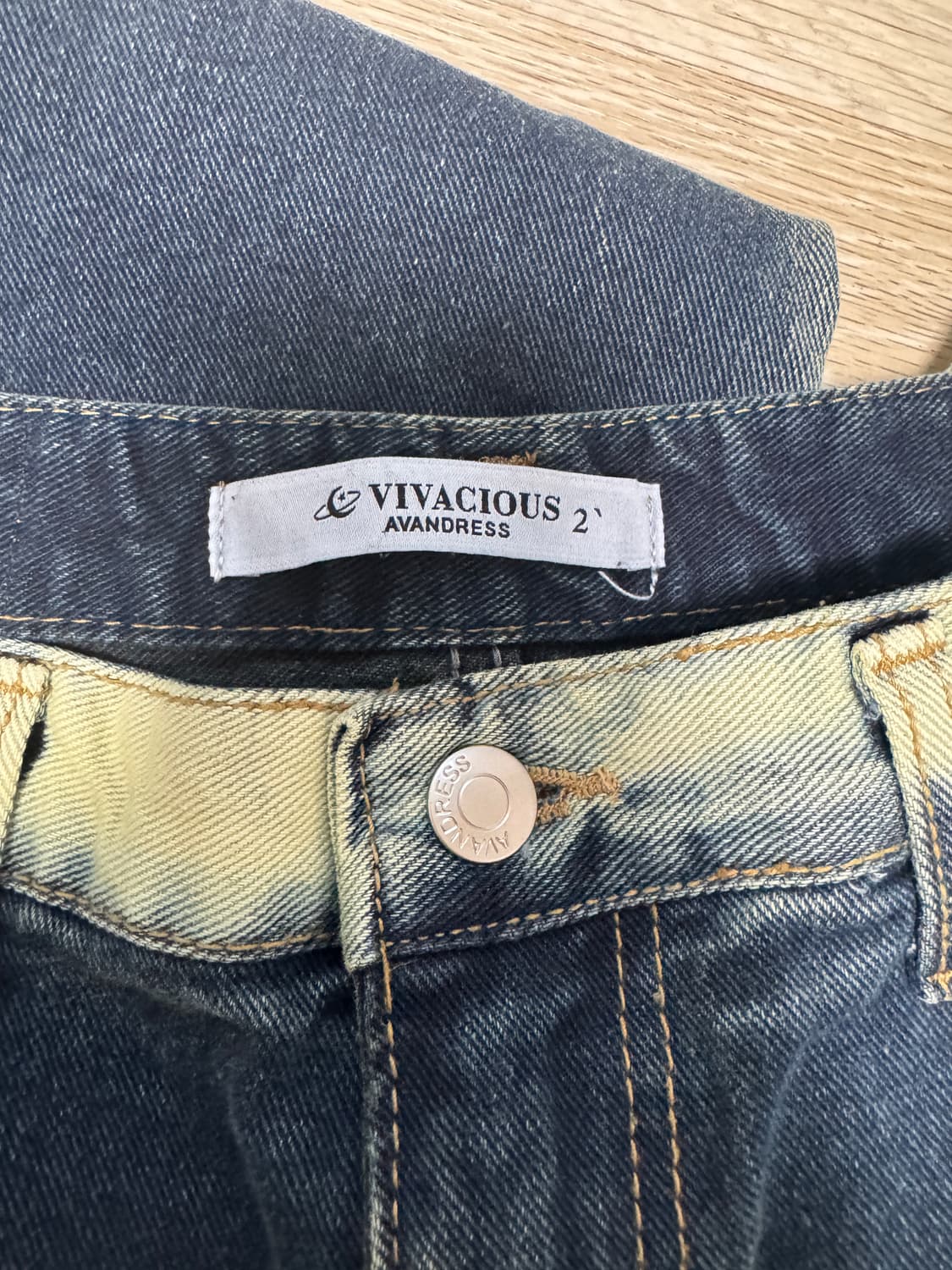 👖 AVANDRESS 투톤 워싱 데님 (2’) 상품이미지3