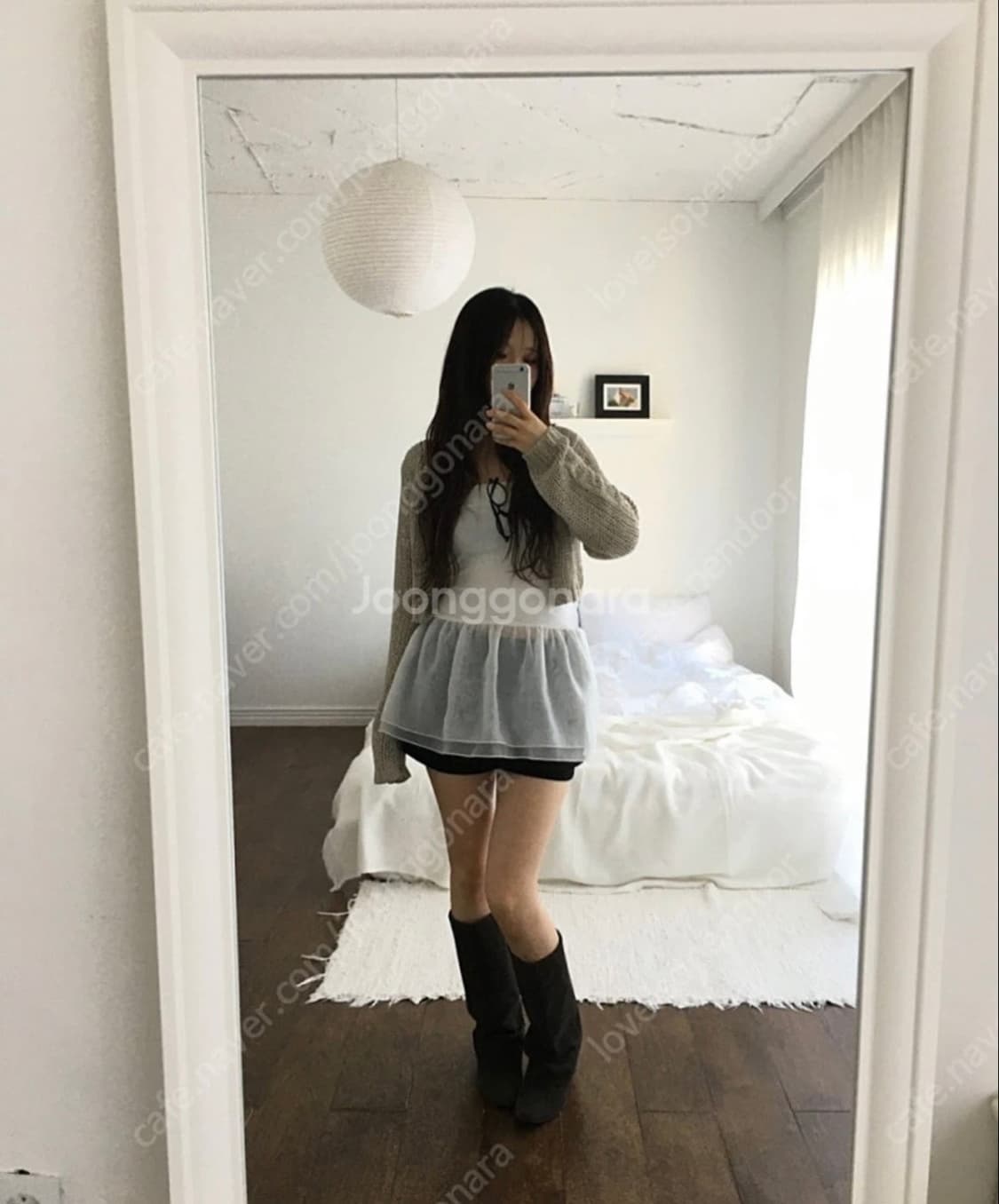 아워캐비넷 ourcabinet 러플 튜브탑 원피스 상품이미지6