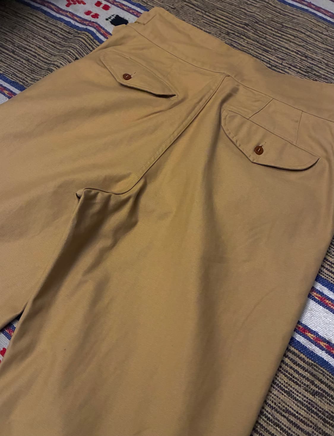 (L~XL)브론슨 논스탁 아미 투턱 구르카팬츠 카키베이지 상품이미지8