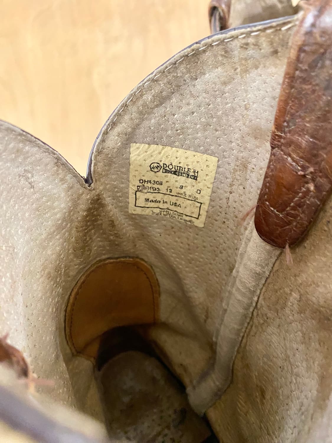 VTG square toe western boots 스퀘어토 웨스턴 부츠 상품이미지10