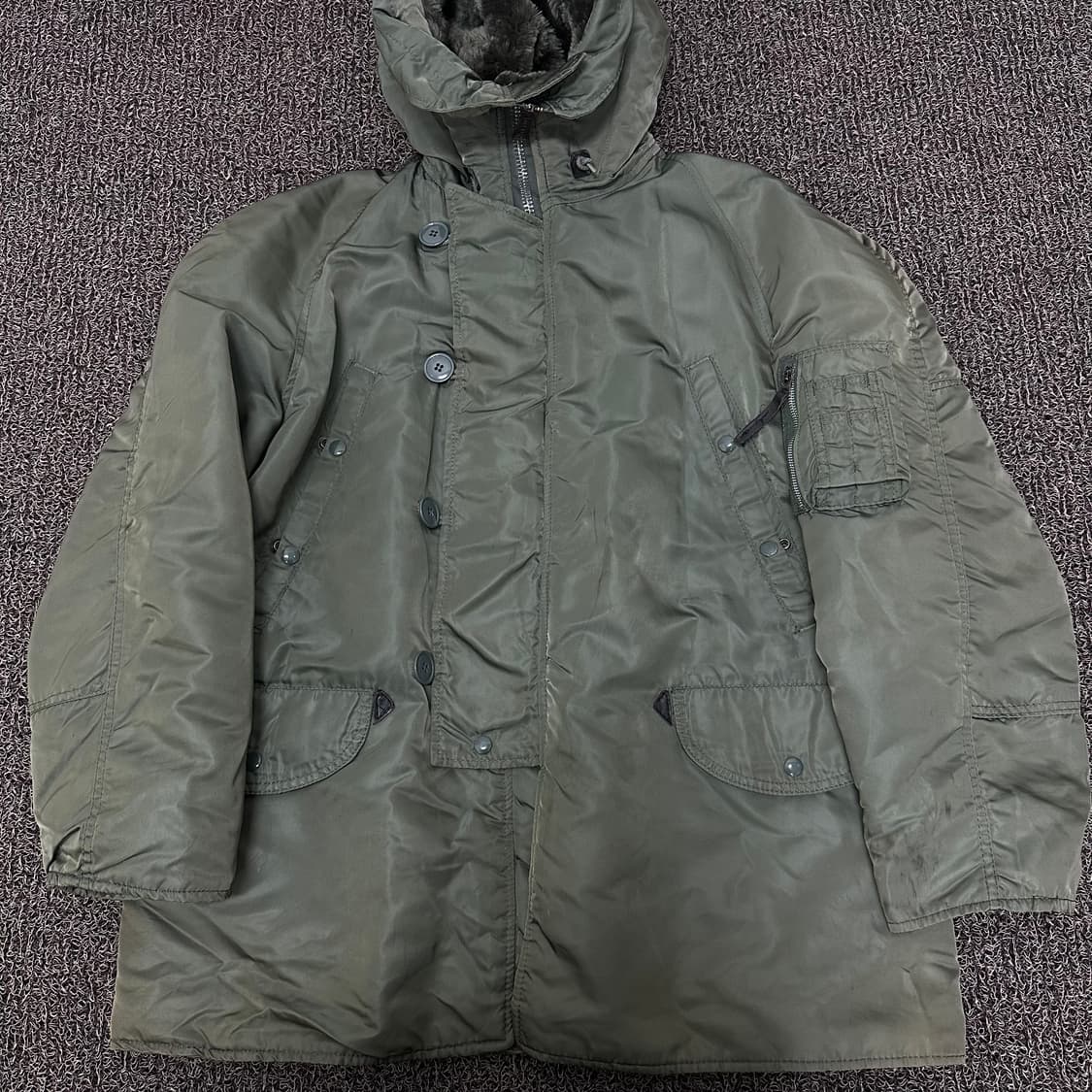 알파인더스트리 밀리터리 N3B 야상 점퍼 M 상품이미지1