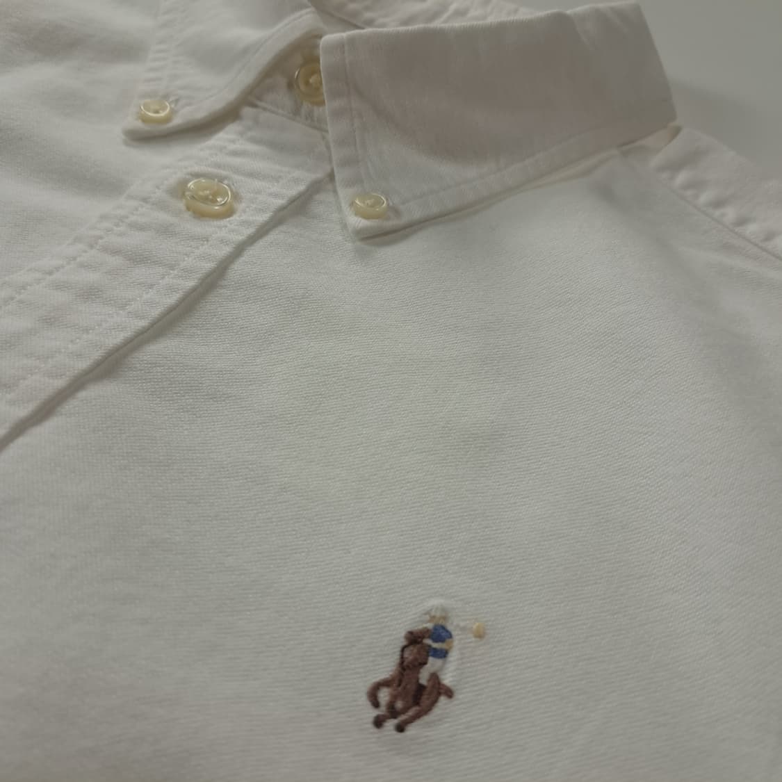 CK978 XL 폴로 00s 멀티포니 화이트 반팔 셔츠 남방 상품이미지4