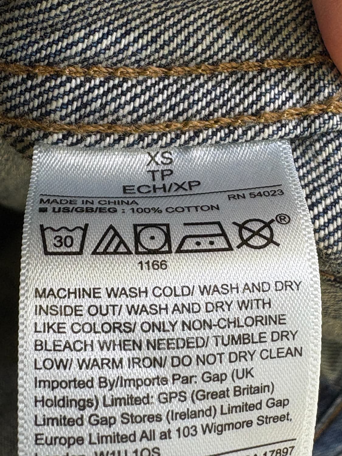 GAP 데님자켓 상품이미지7