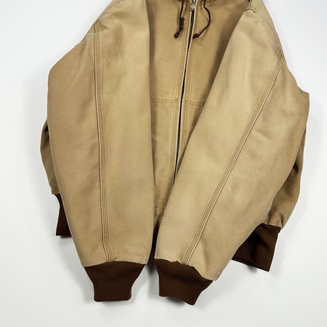 칼하트 오리지널 베이지 덕 액티브 자켓 (M) 상품이미지4