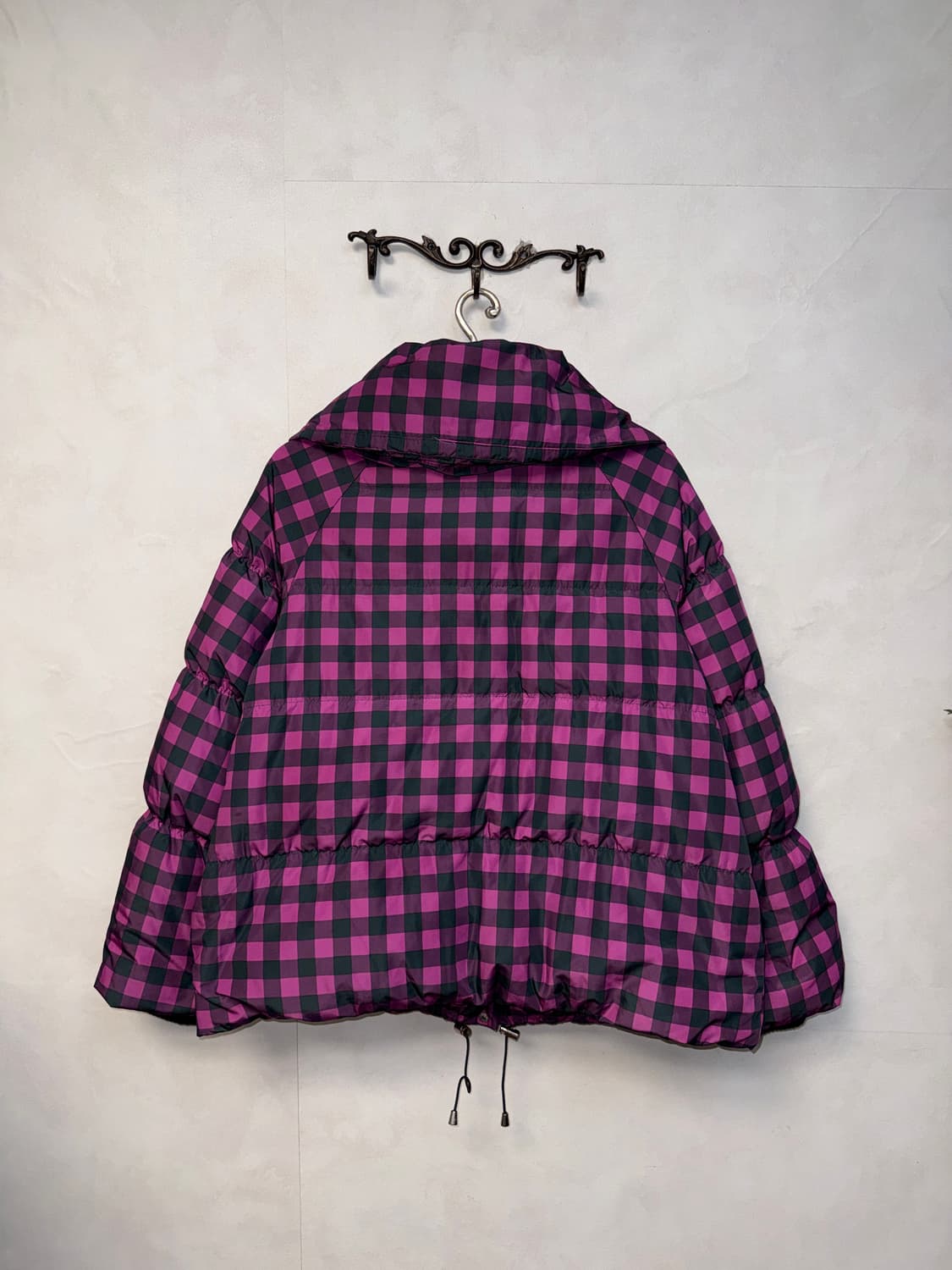 MISS SIXTY black pink check down puffer  상품이미지3