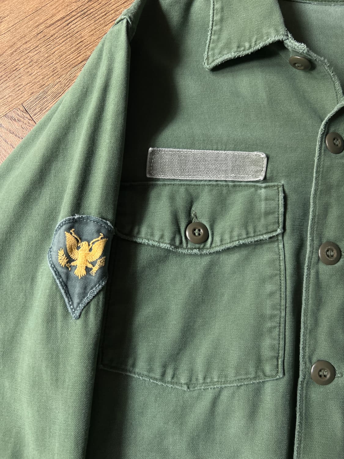 [M]5~60's 오리지널 U.S ARMY OG-107 셔츠 상품이미지3