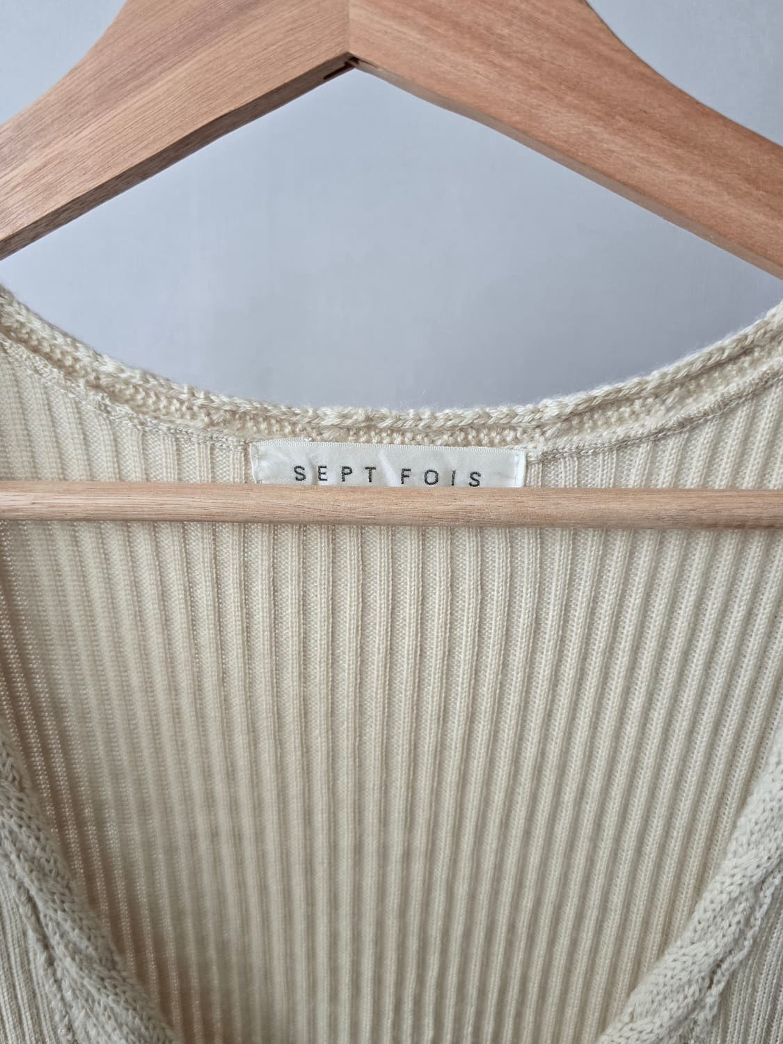 SEPT FOIS 니트 베스트 상품이미지5