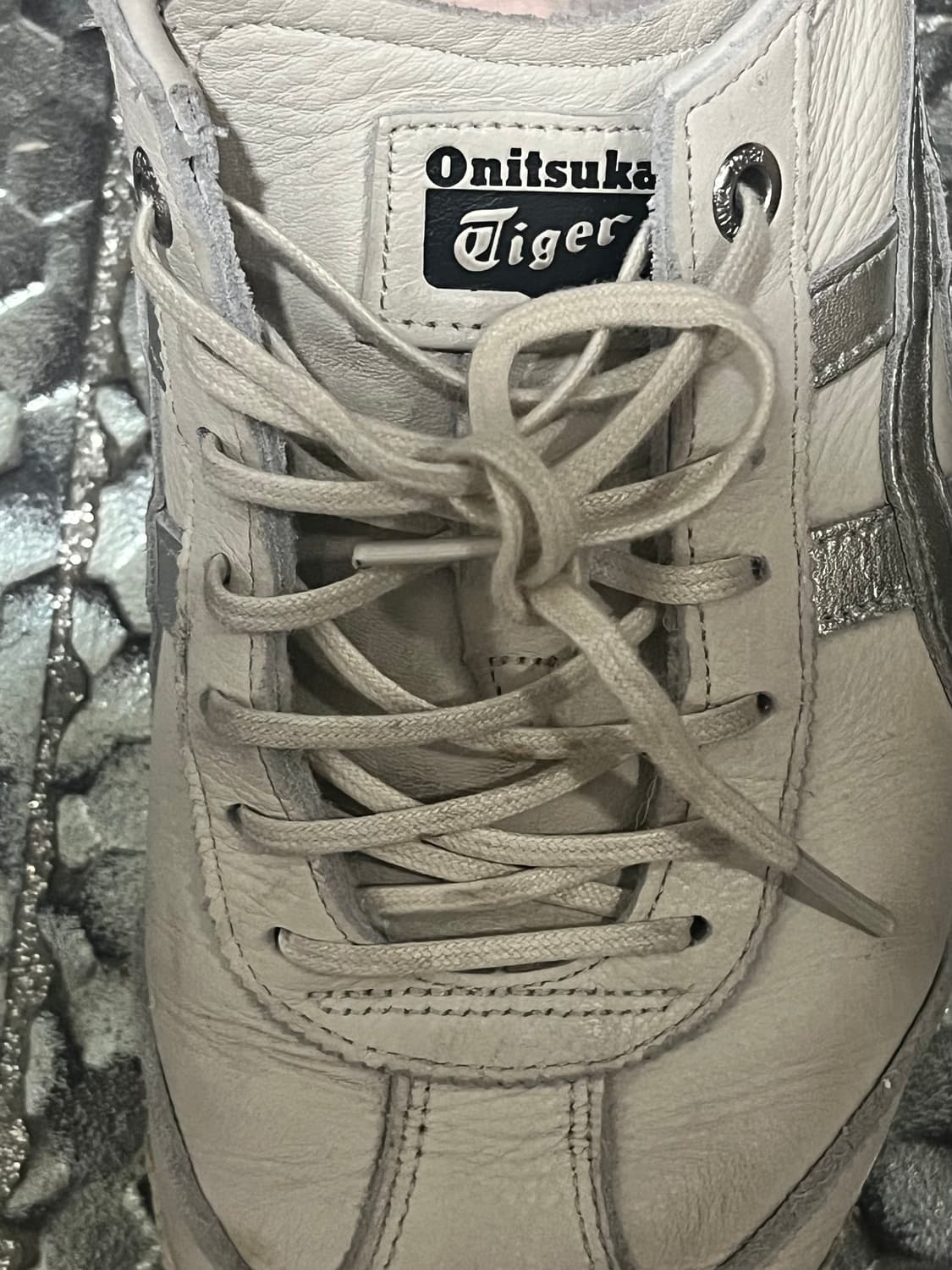 오니츠카타이거 실버 화이트 빈티지 - 240 245 상품이미지3