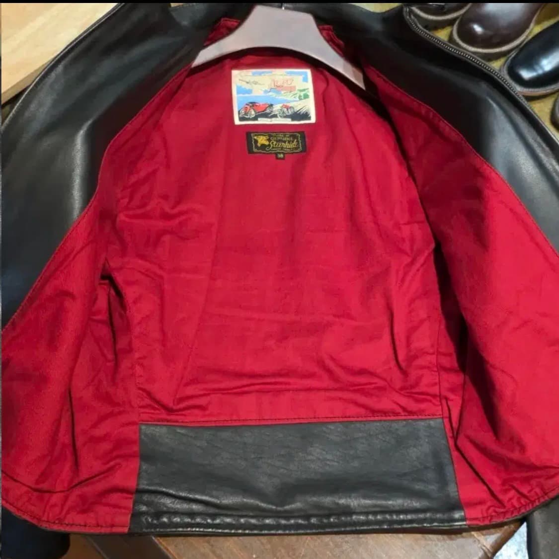 에어로레더 카페레이서 자켓  상품이미지6