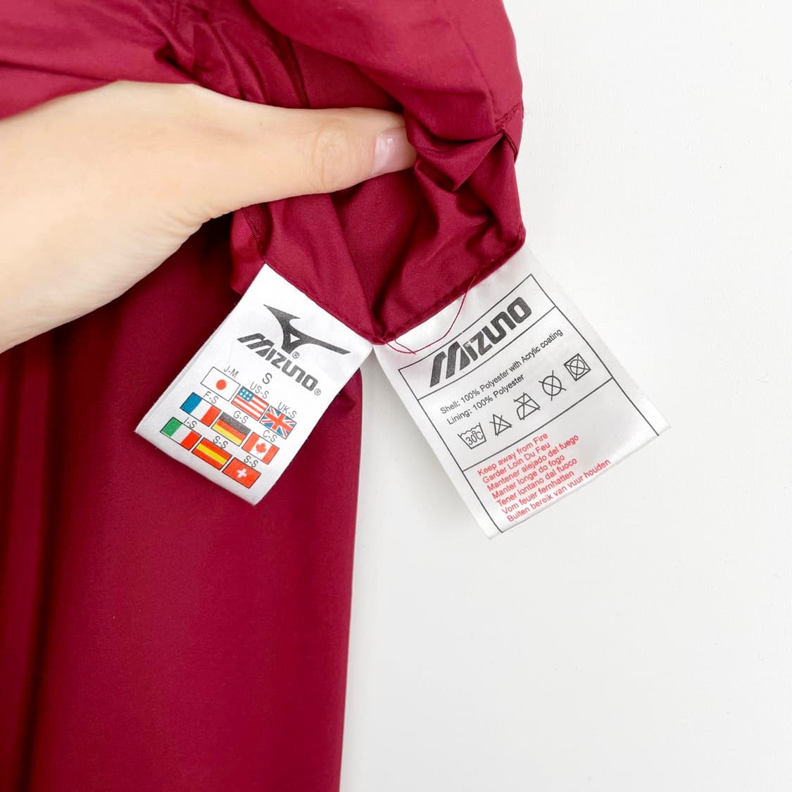 A2 미즈노 브이넥 웜업자켓 S사이즈 상품이미지6