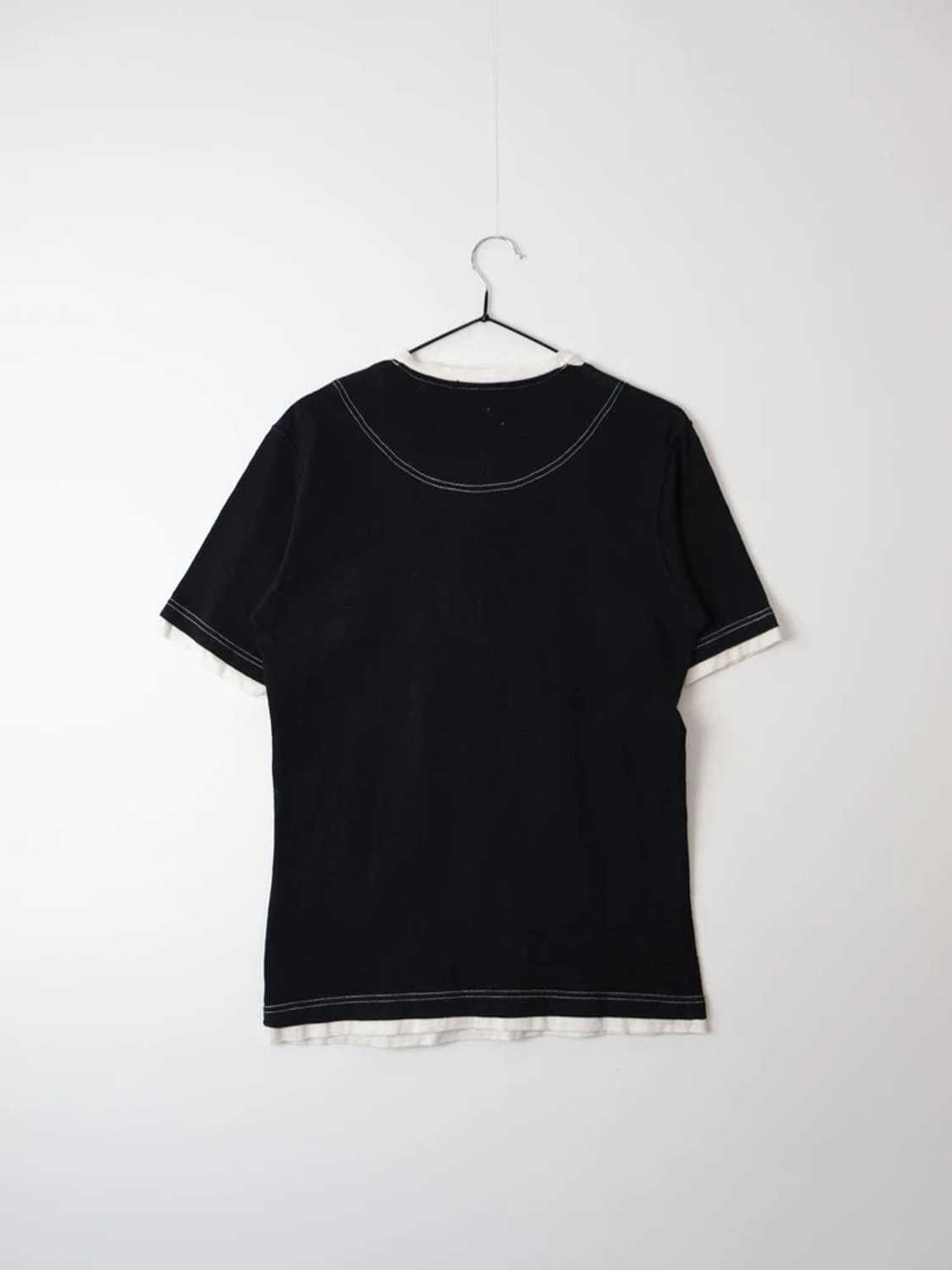 R.Newbold Contrast Henley T Shirt 상품이미지6