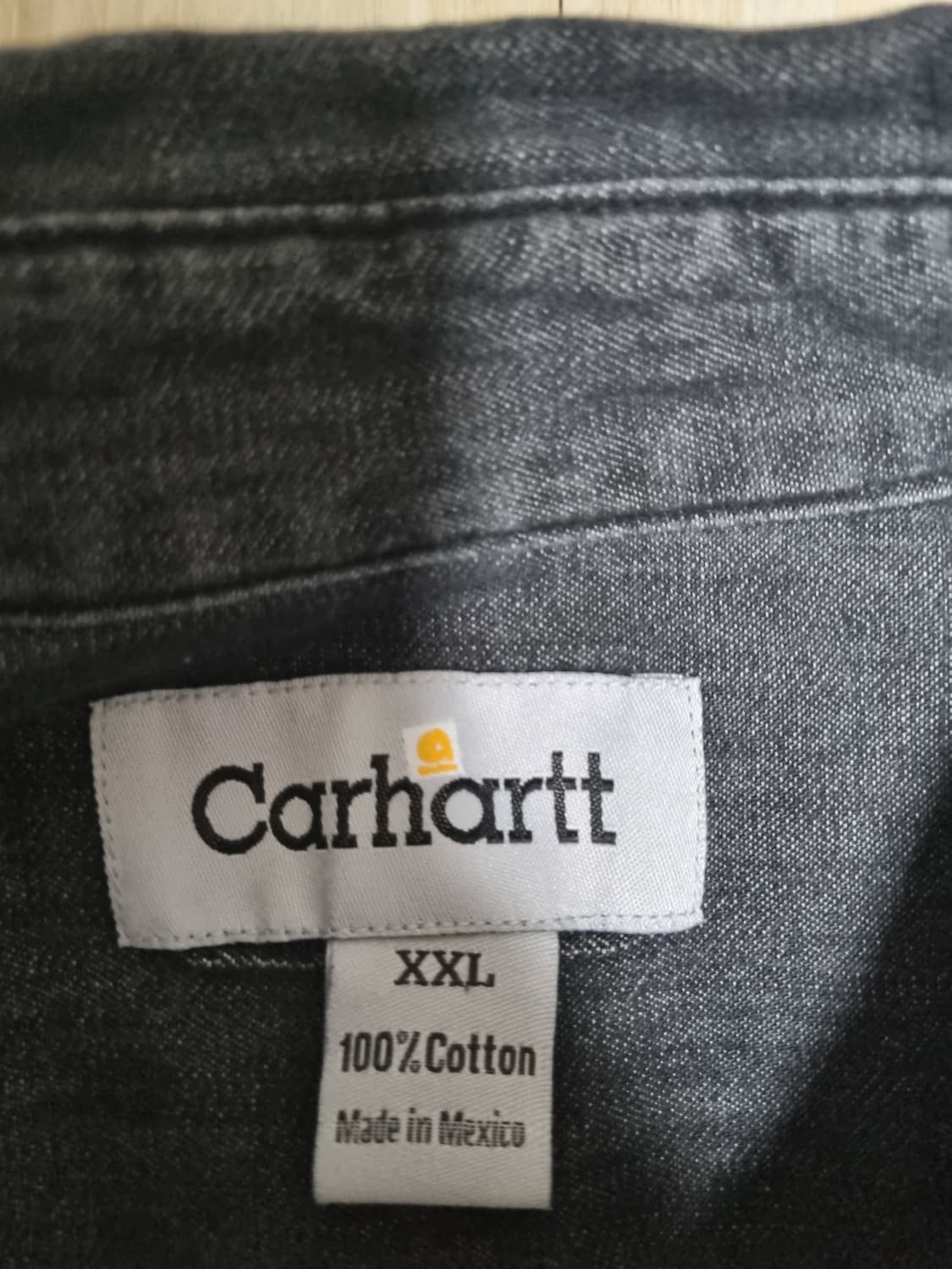 칼하트 흑청 데님 워크셔츠(XXL) 상품이미지2