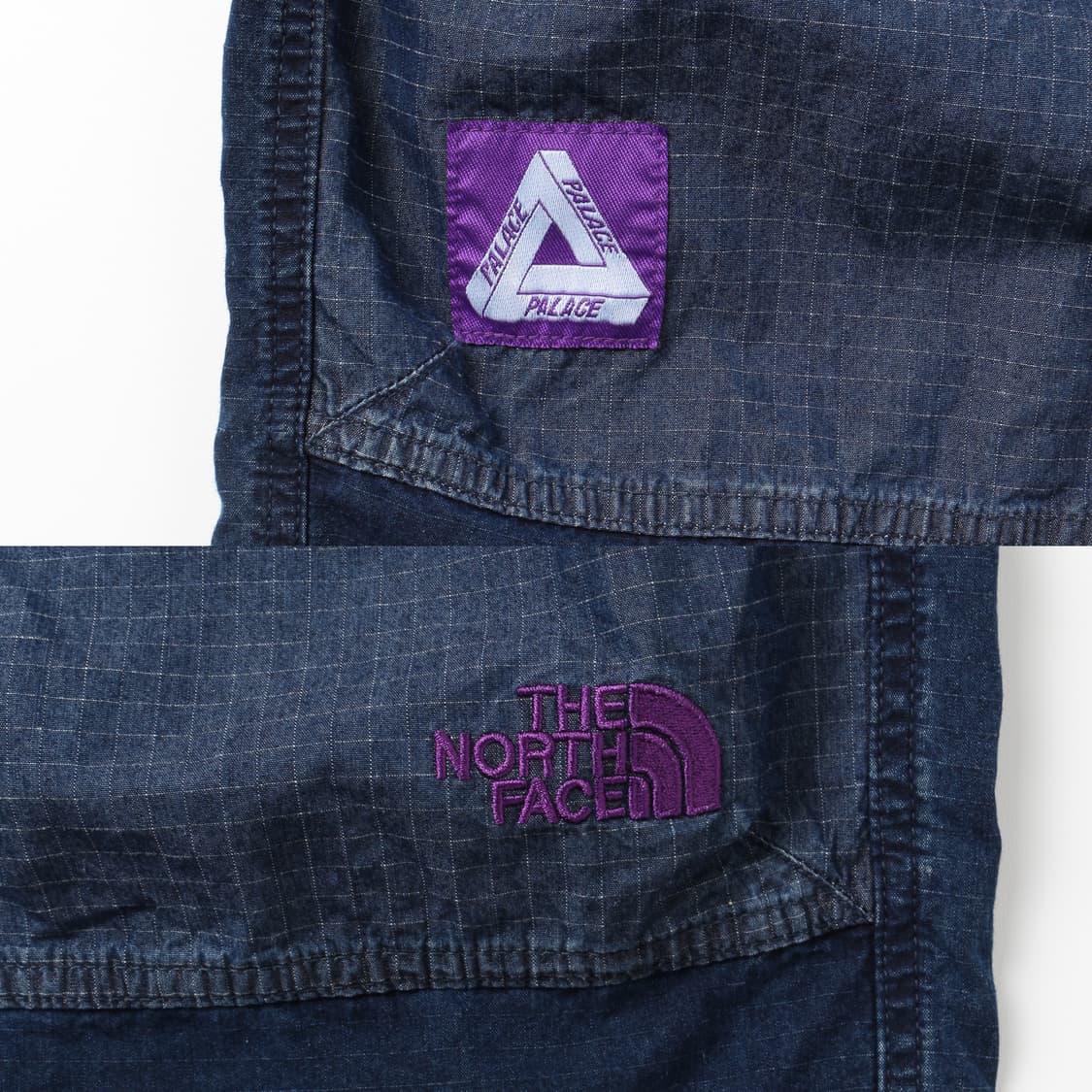 노스페이스 퍼플라벨x팔라스 인디고 립스탑 마운틴윈드팬ㅊ 상품이미지6