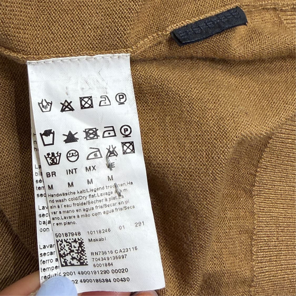 [M] 휴고보스 슬림핏 터틀넥 니트 스웨터  상품이미지7