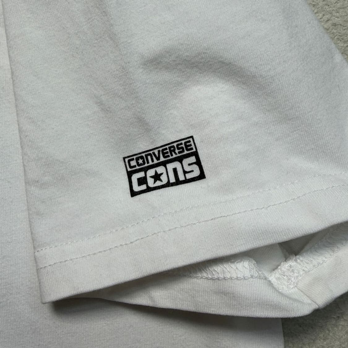 컨버스 컨스 립스 반팔 티셔츠 화이트 S 상품이미지6