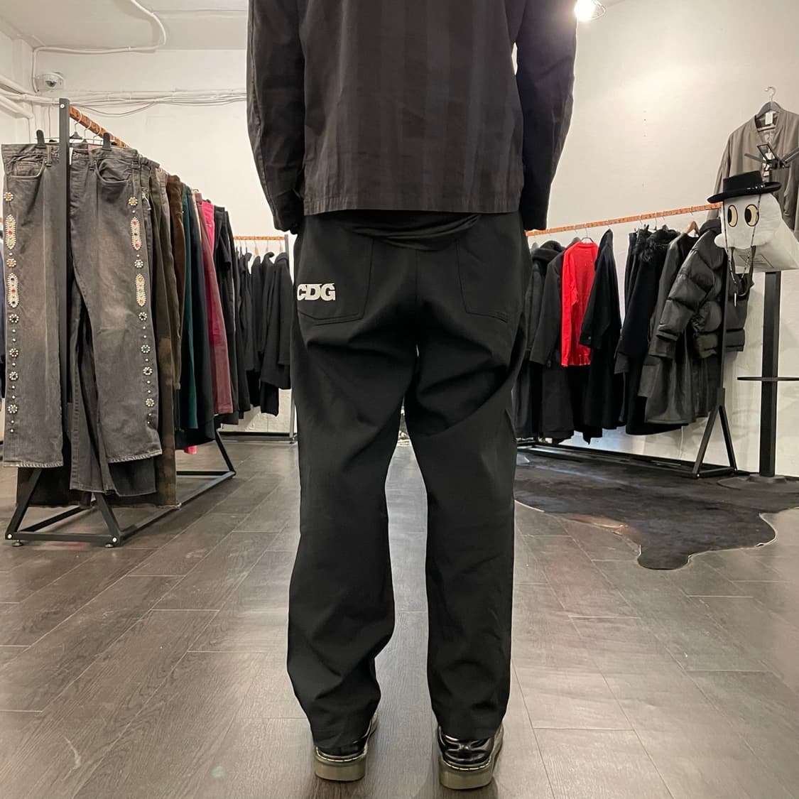꼼데가르송 축융 폴리에스터 팬츠 상품이미지4