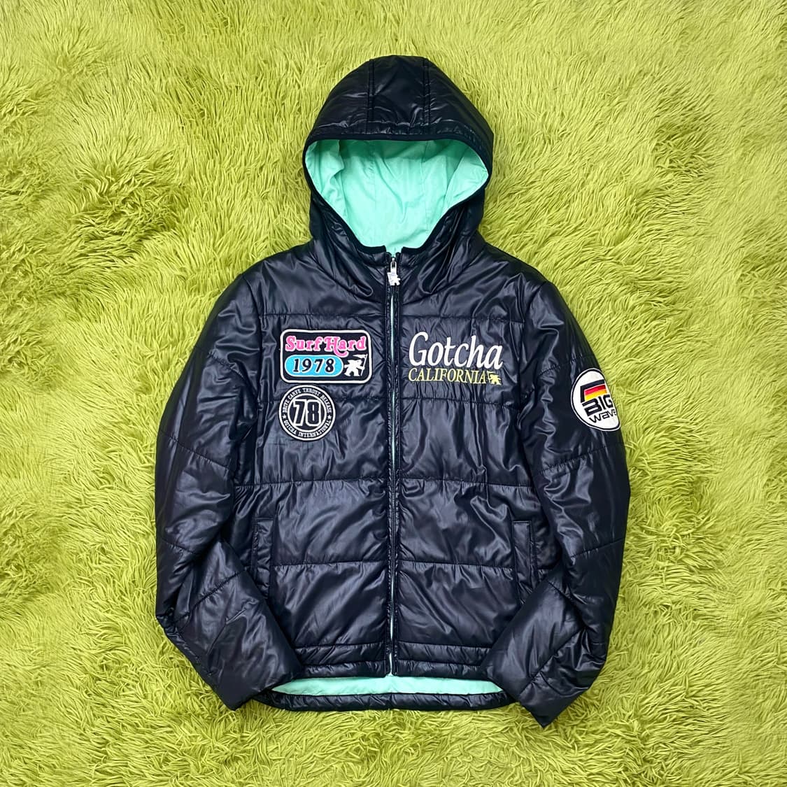 GOTCHA 후드 푸퍼 자켓 상품이미지1