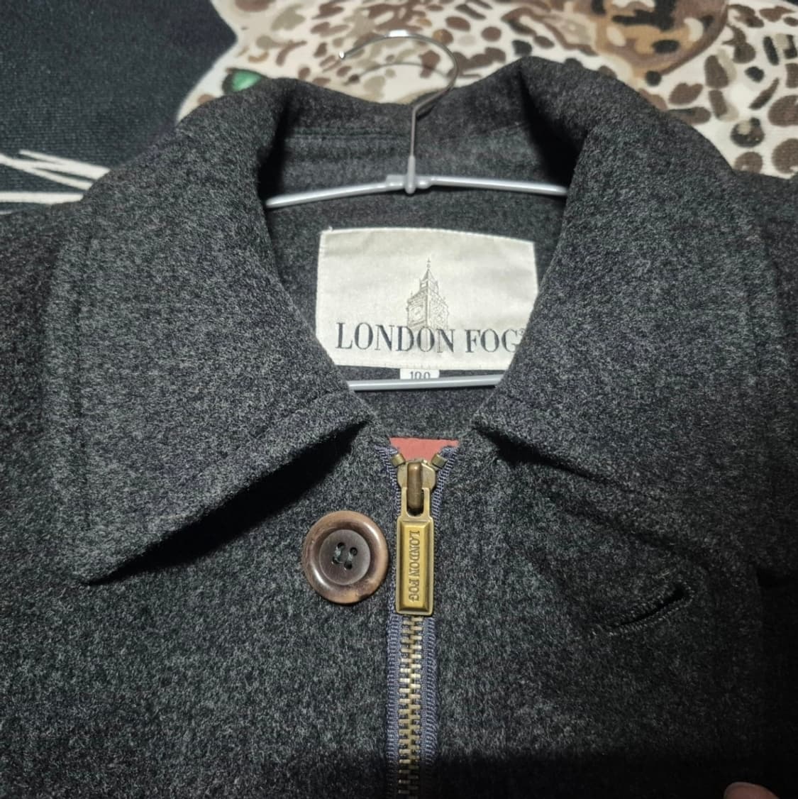 90's 런던포그 빈티지 울 발마칸 코트 L 정품 상품이미지3