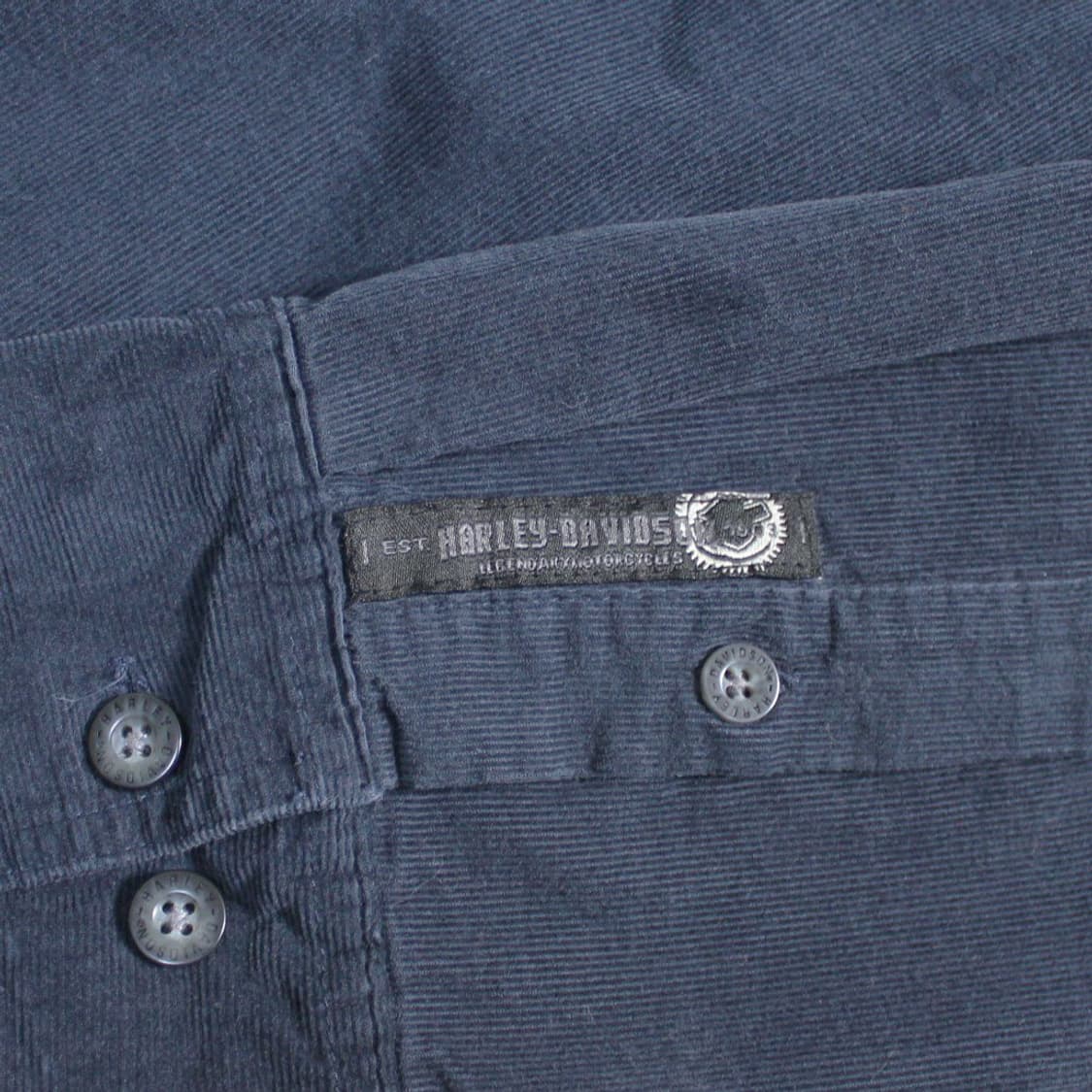 Harley-Davidson 할리 데이비슨 윌리지 스컬 골덴셔츠 상품이미지4