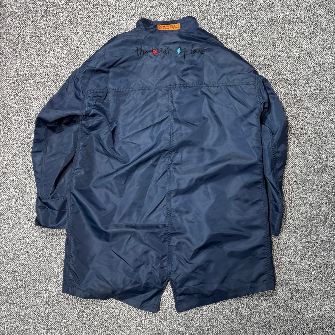 그라피스트 만지 MAN.G 바람막이 야상 점퍼 네이비 (F) 상품이미지6