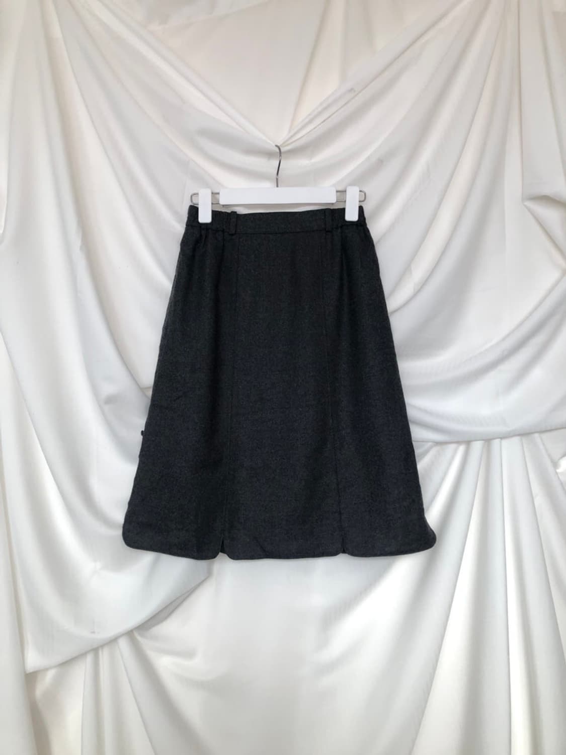 837. side bean button midi SK 상품이미지5