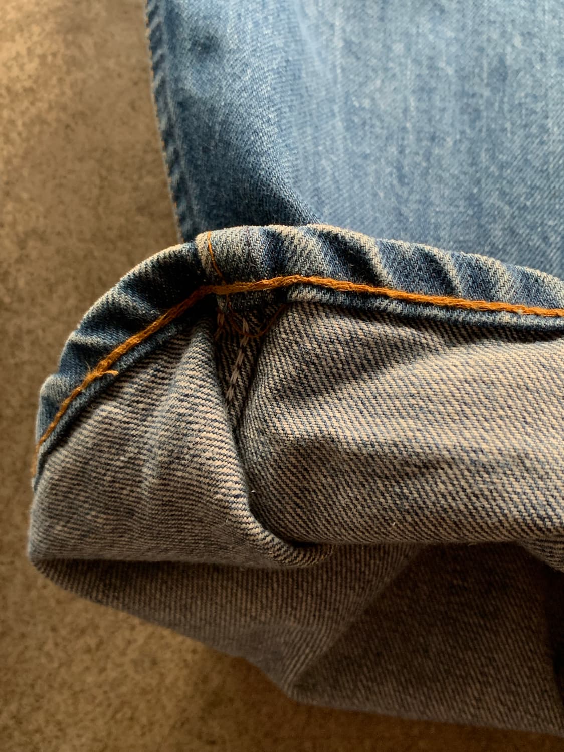 80s 리바이스 517 오렌지탭 데님 팬츠 38X31 상품이미지6