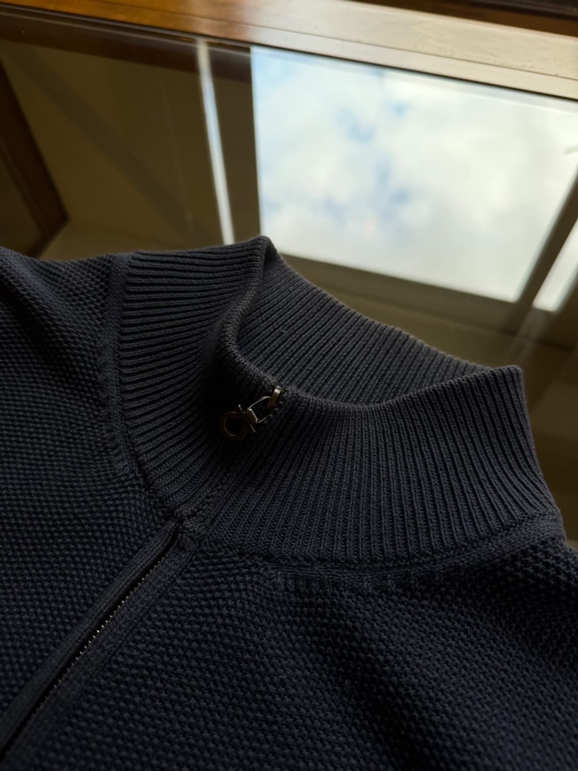 살바토레 페라가모 짚업 가디건 100~105 상품이미지7