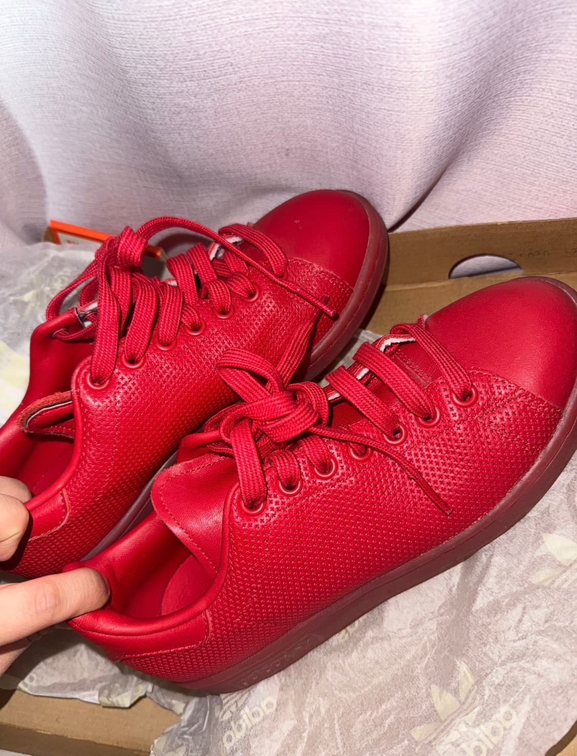 아디다스 스탠스미스 레드 240 상품이미지1