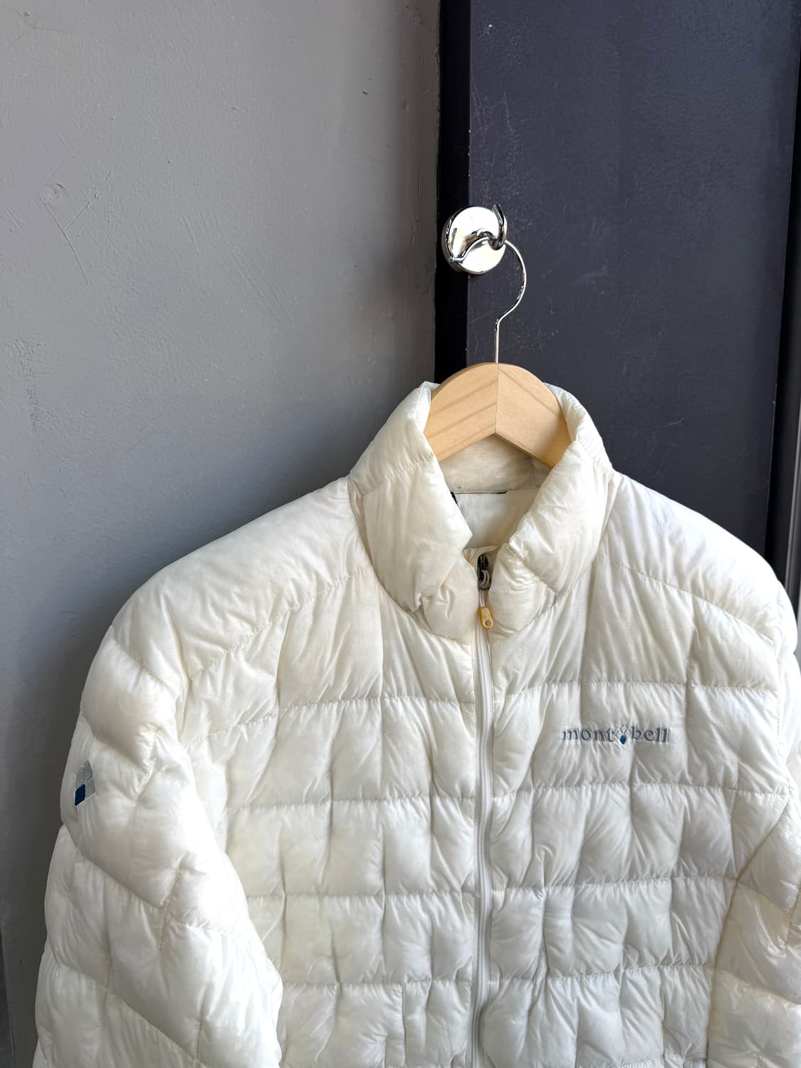 L/ 몽벨 13FW 플라즈마 EX1000 경량 패딩 크림 상품이미지4