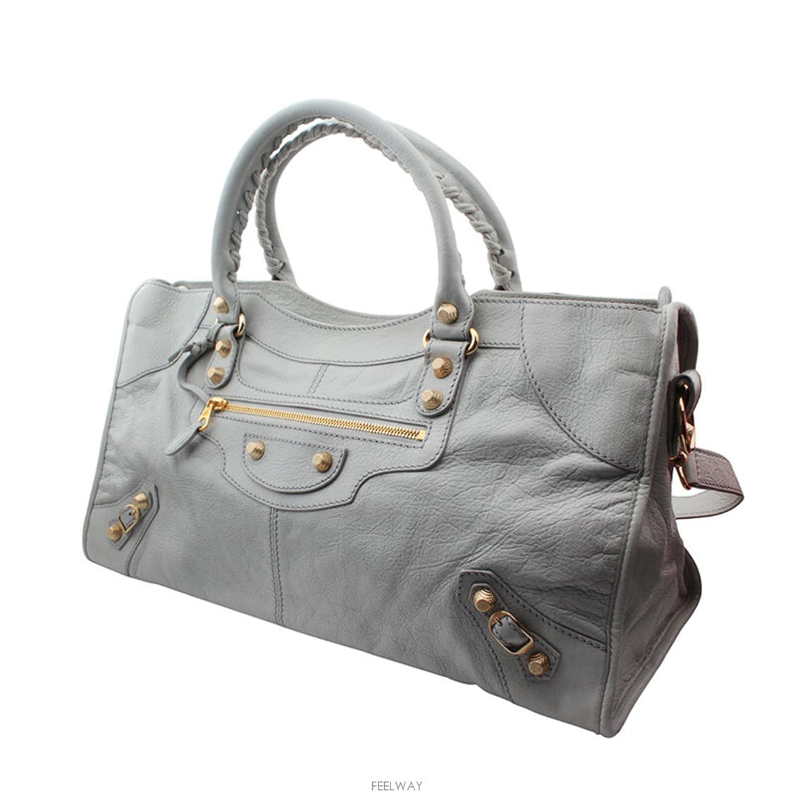 발렌시아가 모터 파트타임 리이트그레이 빅숄더 상품이미지2