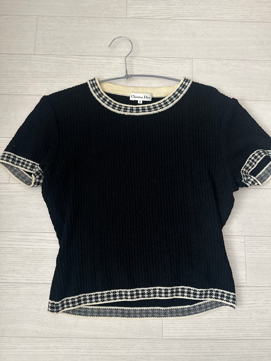 빈티지 디올 반팔 니트 상품이미지1